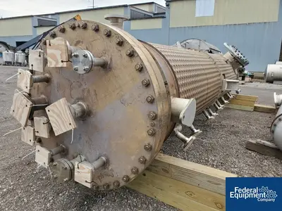 USED FourInox, Inc. 1,500 Gal Fourinox Reactor, 316 S/S, 100/100#