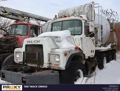 Used 1987 MACK DM600 Concrete Mixer Trucks Pennsylvania US | Proxy Equipment #1382953