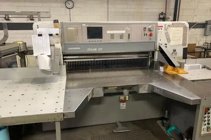 Used POLAR ED Paper Cutters New Jersey US | Colter & Peterson #1485855