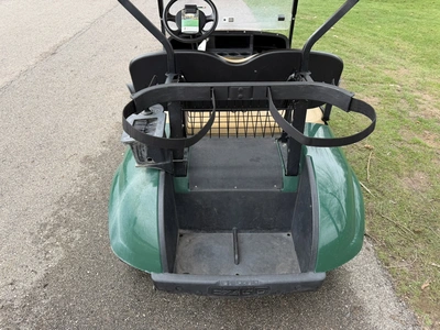 (1) 2015 E-Z-Go golf cart with a Kawasaki gas engine, does not include Club canopy, includes ball wa...