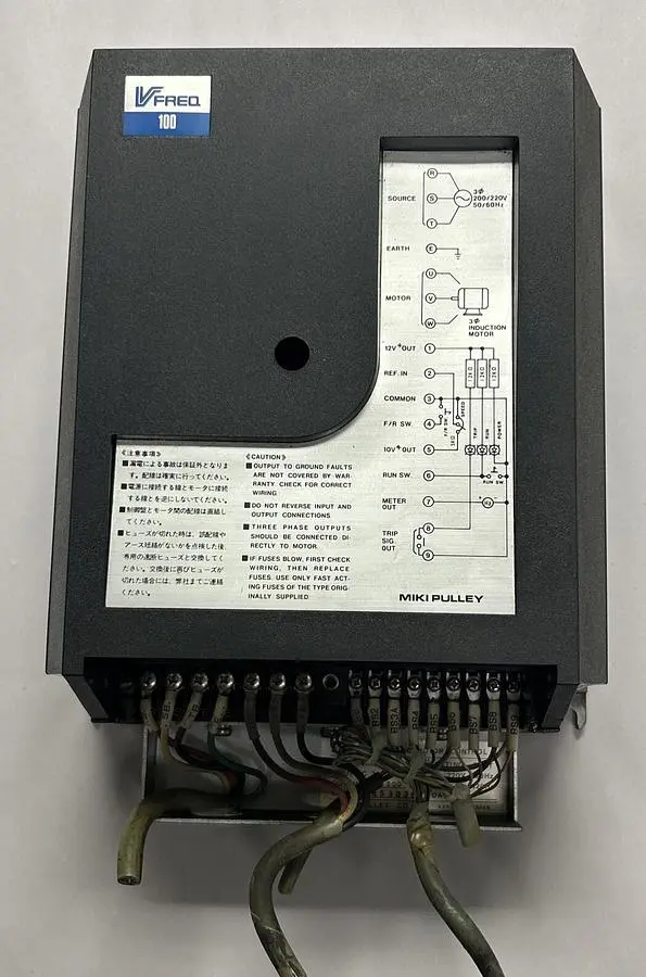USED MIKI PULLEY VFD103FTND01