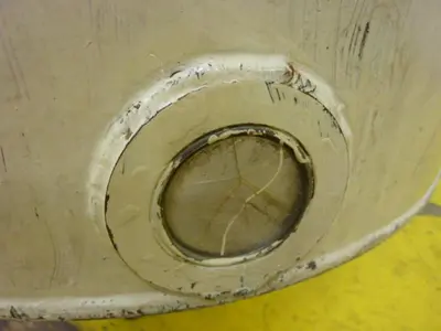 USED METAL FABRICATOR HOPPER333