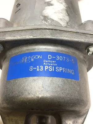 Johnson Controls D-3073-5 Damper Actuator 8-13 PSI Spring