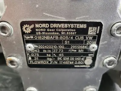 USED NORD DRIVESYSTEMS SK0182NBAFB-80S/4