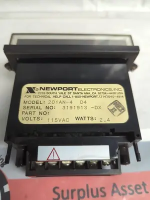 Used NEWPORT 201AN-4 D4 Industrial Controls Ohio US | Surplus Asset Holdings #1239025