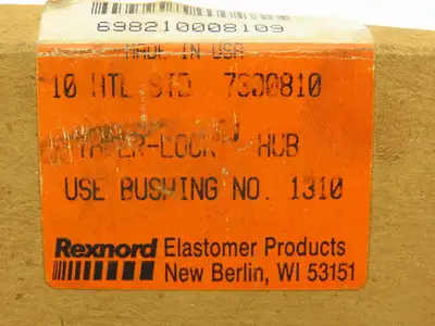Rexnord 10HTLSTD Taper-Lock Coupling Hub 1310 Bushed 7300810