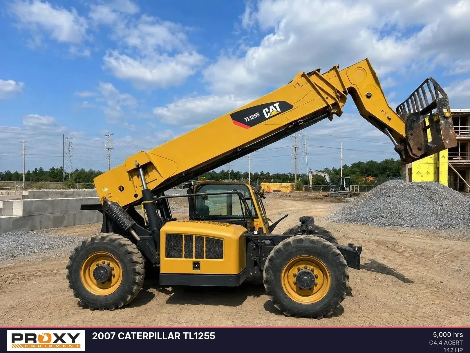 Used 2007 CATERPILLAR TL1255 Telehandlers New Jersey US | Proxy Equipment #1424305