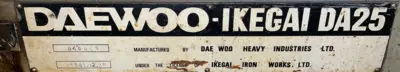 1981 DAEWOO-IKEGAI DA25 Engine Lathes (Gap Bed, Hollow-Spindle, Tracer) | Mohawk Machinery (9)