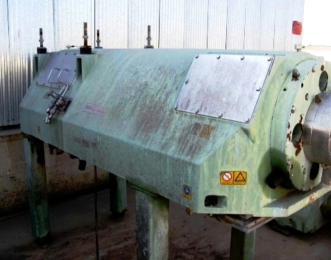 Westfalia CA 505-01-12 decanter centrifuge, missing parts.