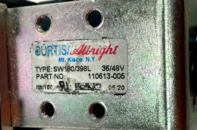 USED CURTIS ALBRIGHT 110613-005 CONTACTOR 36-48V 110613005