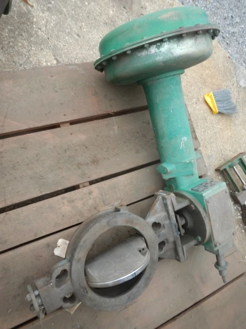 Fisher 10" 300 Class, WCB Steel Butterfly Control Valve
