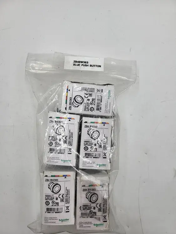 New | in-Stock SCHNEIDER ELECTRIC SCHNEIDER ZB4 BW363 BLUE PUSH BUTTON *NEW BOX* Misc Electrical & Power Parts | ND Industrial Surplus #1217095