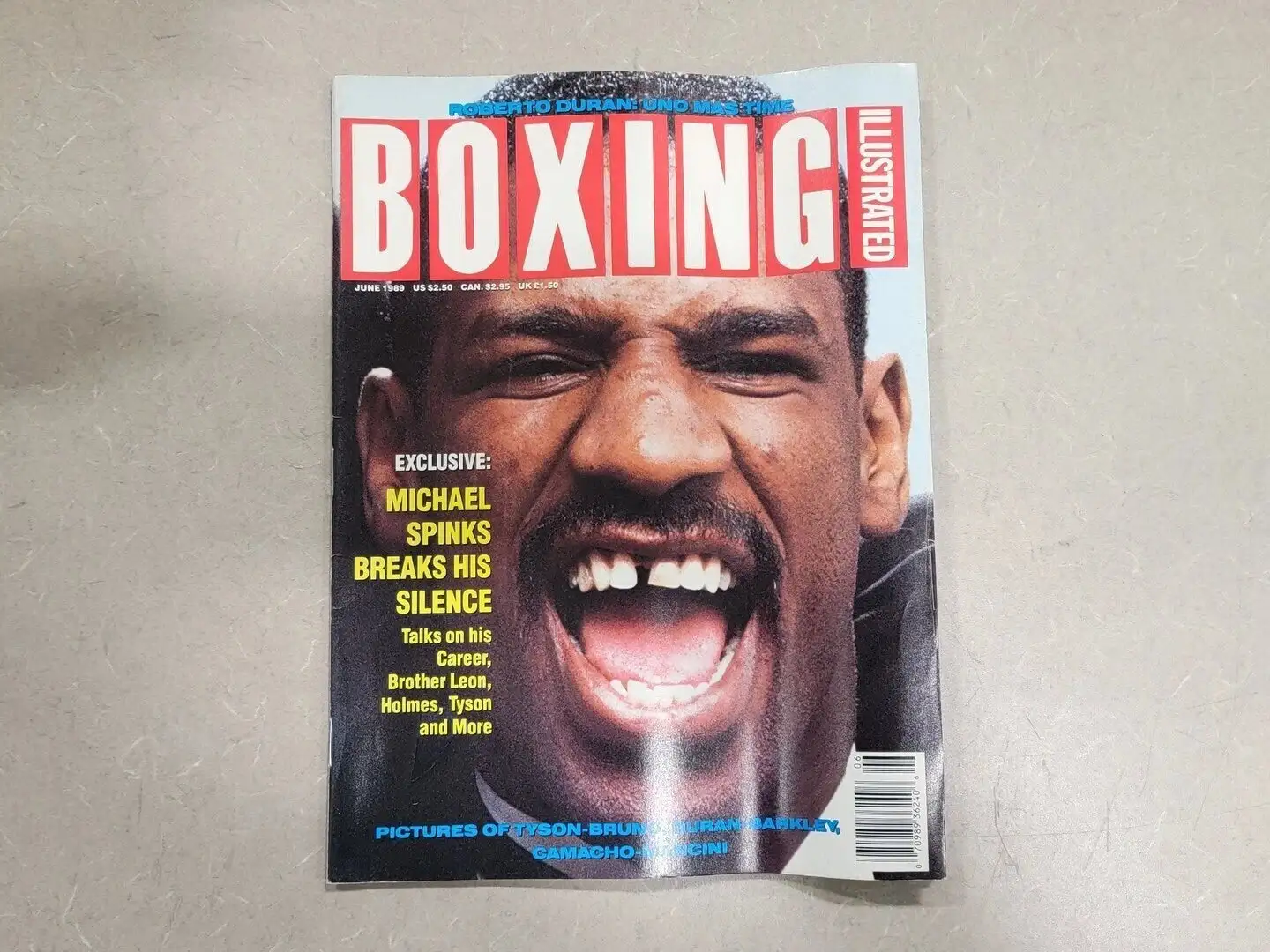 USED BOXING ILLUSTRATED JUNE 1989