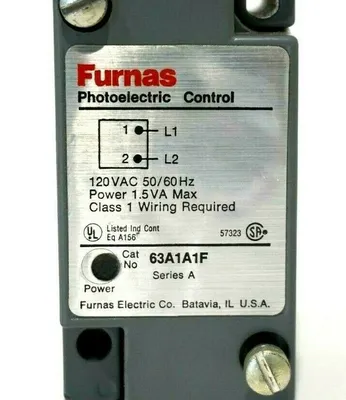 NEW FURNAS 63A1A1F PHOTOELECTRIC CONTROL SER.A