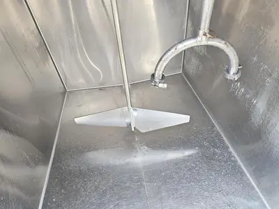 Used 2000 Gallon Jacketed Tank, 3 Compartments With Mixers, Flavor Tank