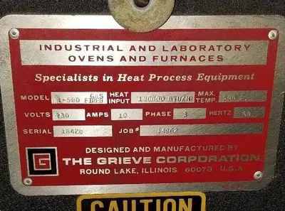USED 1982 GRIEVE HB-500