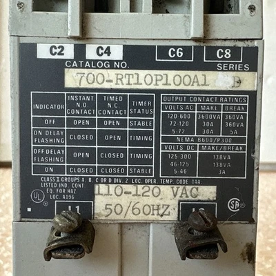 USED Allen-Bradley 700-RT10P100A1