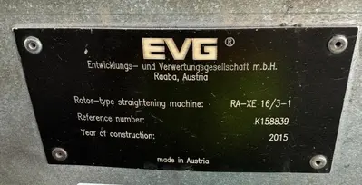 USED EVG RA-XE 16/3-1