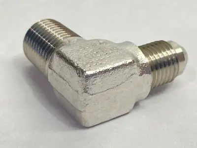 New | in-Stock Brennan Industries 90-Degree Hydraulic Adapter 1/4" JIC x 1/4" BSPT LOT OF 5 Parts (Hydraulics and Pneumatics) Michigan US | Maverick Industrial Sales #1390739