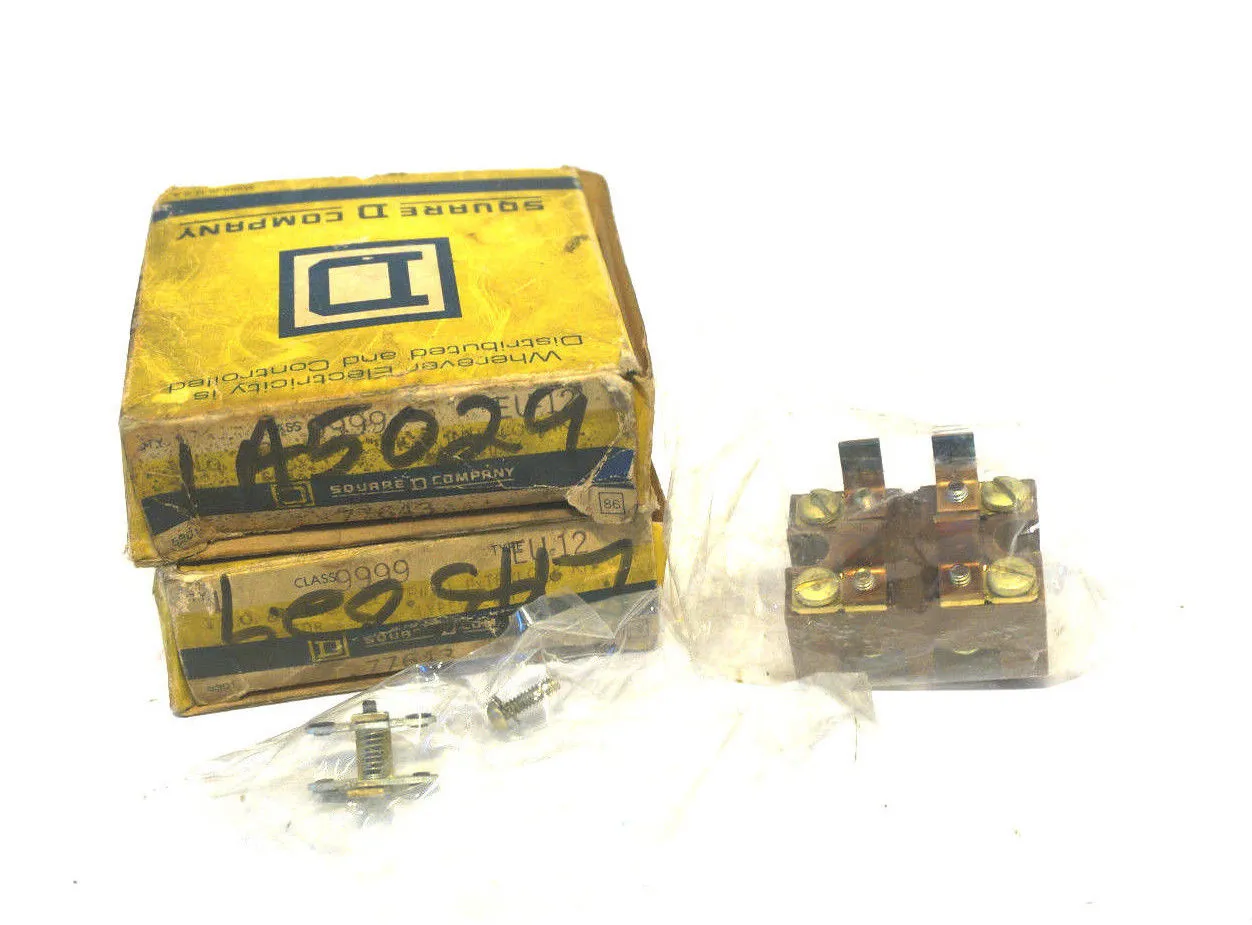 2 NEW SQUARE D 9999-EU-12 INTERLOCK KIT 9999EU12