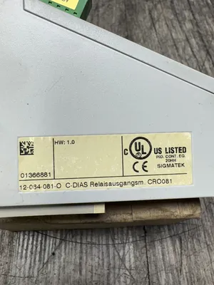 SIGMATEK CRO081 Electrical/PLC/Automation | ESS Industrial Equipment Sales (8)