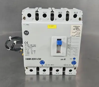 Allen-Bradley 140M-K5F4-C50 Ser A Circuit Breaker. Loc 4F