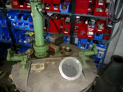 Ellerwerk 736 U-A perforate basket centrifuge, 316SS.