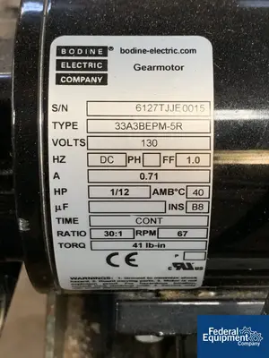 USED Weldotron Weldotron Heat Tunnel, Model 7121-5