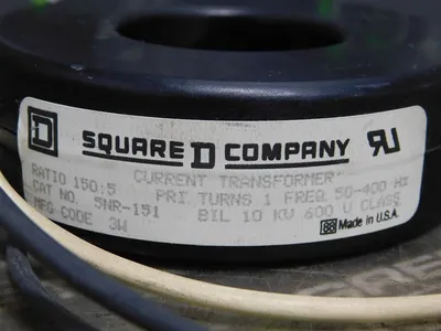 Square D 5NR-151 Current Transformer 150:5 BIL 10kV 600 V Class 50-400Hz New