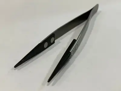 Used Techni-Tool Stainless Steel Tweezers Antiacid Antimagnetic Jeweler’s & Watchmaker’s Tools Michigan US | Maverick Industrial Sales #1487411