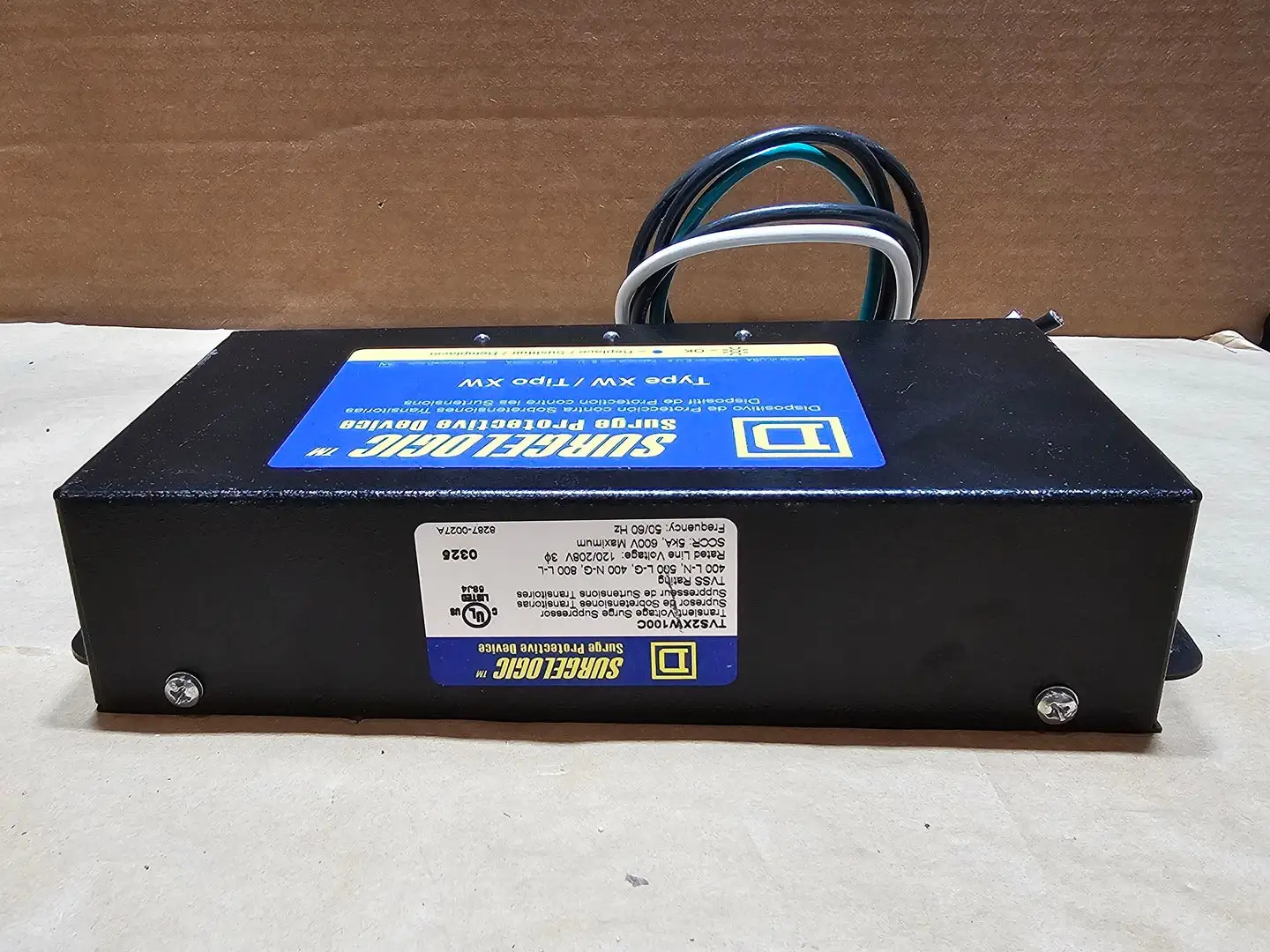 USED SQUARE D TVS2XW100C