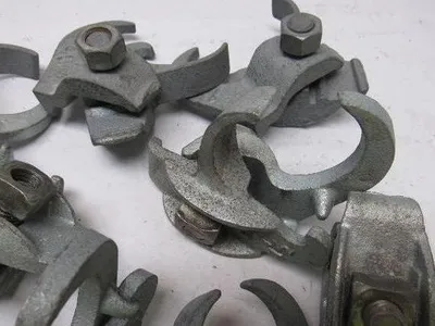 1-1/2" Galvanized Edge Type Rigid Conduit Clamp Lot Of 12