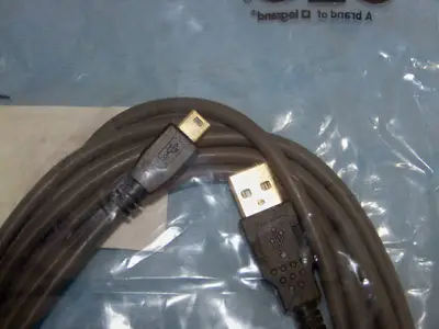 (33 lbs. including Box and Packaging) (100 Qty) Ultima USB 2.0 A-Style to 5-Pin Mini B Cables (3 meters, 9.8 feet) - NEW IN PACKAGING