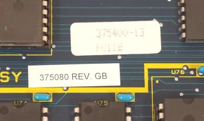 NEW VIDEOJET 375080 PRINT CONTROLLER BOARD REV. GB, 375081-B, 375400-13