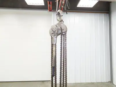 Yale C85 6 Ton 12000Lb Manual Roller Chain Hand Lever Ratchet Hoist 6' Lift