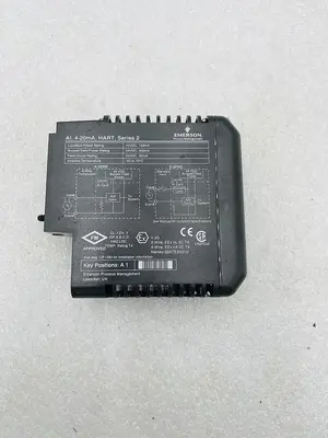 EMERSON DELTAV KJ3222X1-BA1 AI CARD 8 CHANNELS 4-20 MA HART SERIES 2 #K-2622