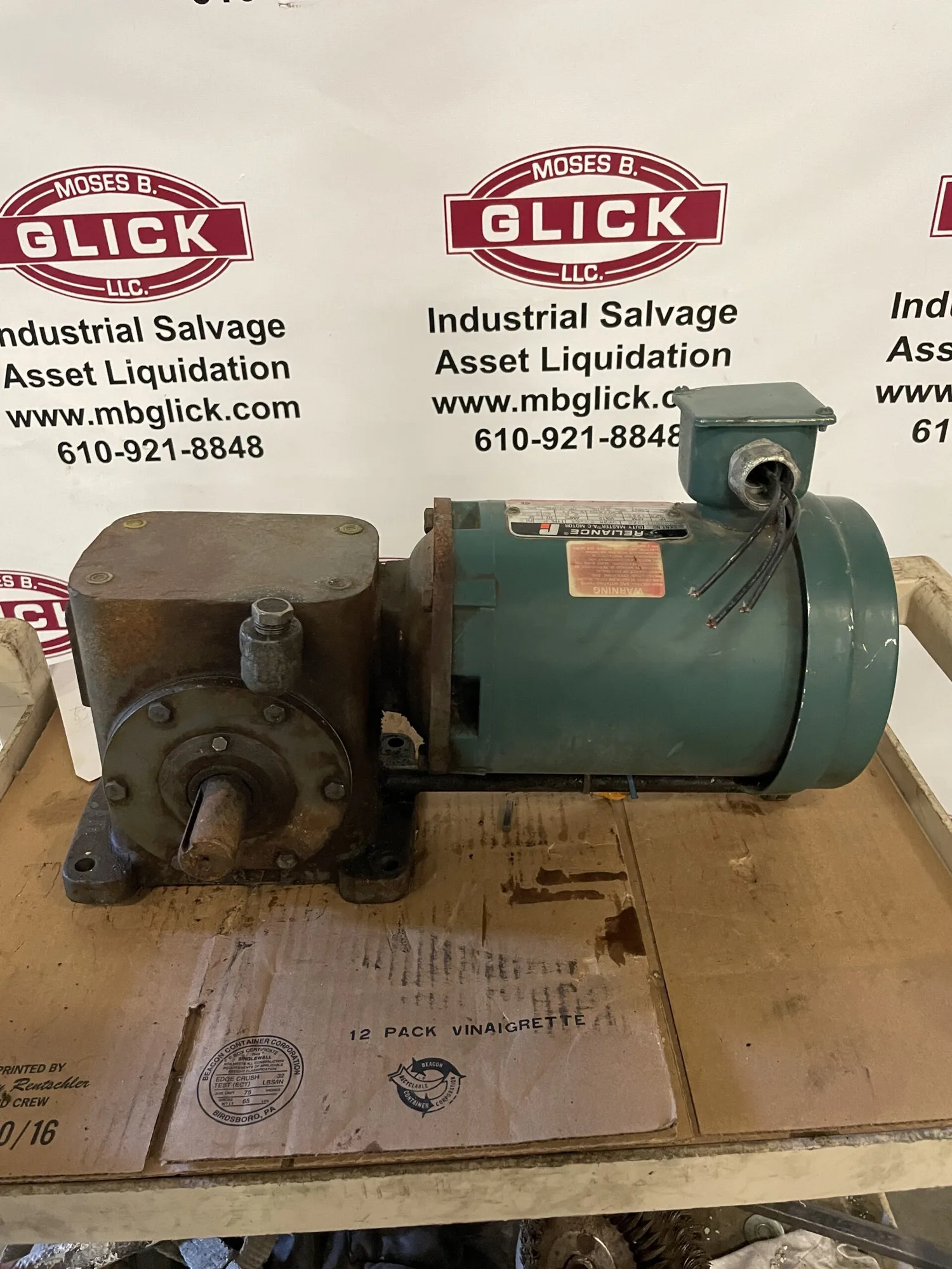 Browning 237C1-LR505-8406 Worm Gear Speed Reducer 30:1 3/4HP 1725RPM 3PH