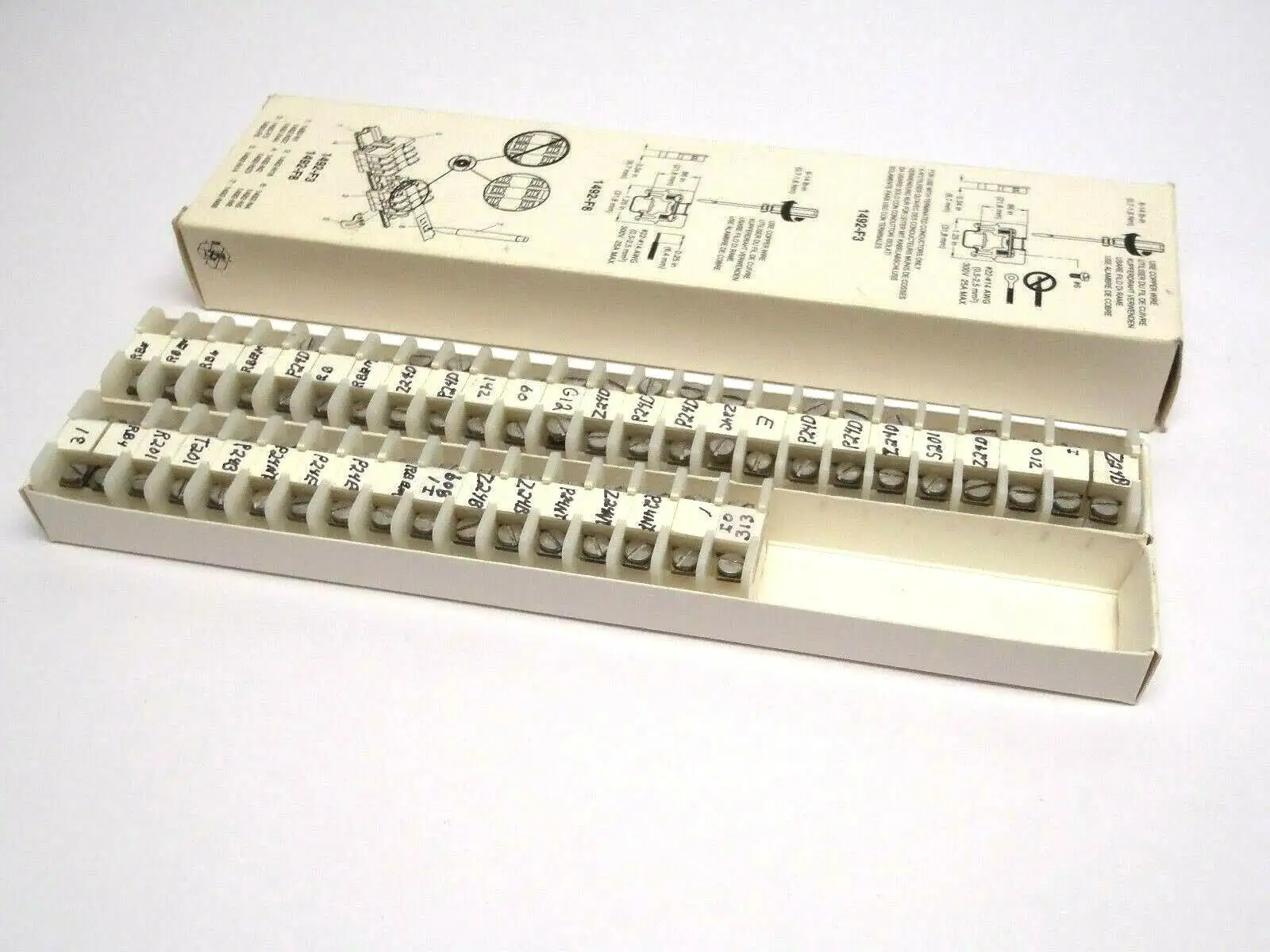 USED ALLEN-BRADLEY TERMINAL BLOCK SER B STYLE F