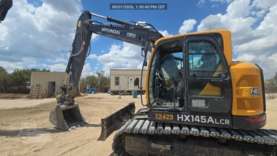 Used 2025 HYUNDAI HX145A LCR Crawler Excavators Texas US | National Equipment Dealers #1422277