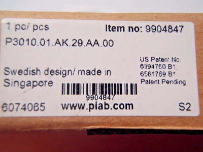 New | in-Stock Piab PIAB P3010.01.AK.29.AA.00 Vacuum Pumps Michigan US | Maverick Industrial Sales #1397862