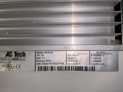 Used AC TECH SF4100 Variable Speed Drives Ohio US | HGR 24 #1463378
