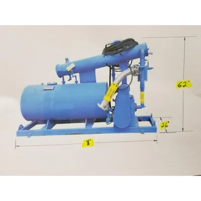 Used 	Patterson Kelly Condenser with 3HP Pennwalt Stokes Microvac Pump