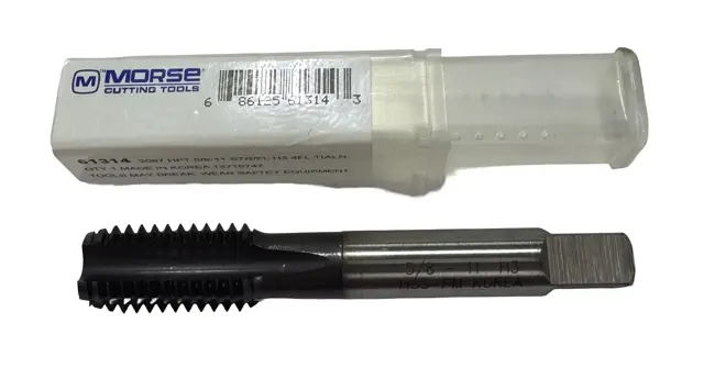 Morse 5/8-11 HSS-PM Straight Flute Tap Semi-Bottoming 4FL TiAlN H3