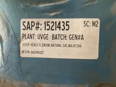 Waukesha Cylinder Head PN AA204802C