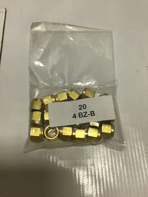Parker 20 PSC 4 BZ-B Brass ⅜ Hex Nut Tubing