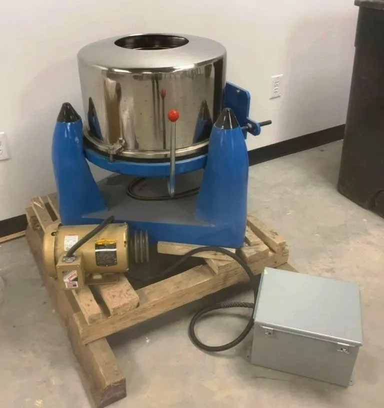 Chinese 20 x 11 perforate basket centrifuge, 304SS.