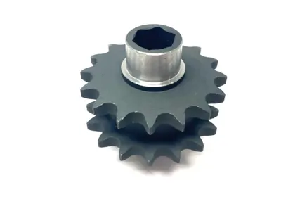 USED BOSCH REXROTH DRIVE SPROCKET WHEEL GEAR Z=16 D69 R 1/2"X5/16"