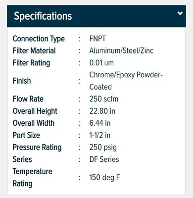 Used SPX DELTECH DF250-A-12DG Air Filtration Units Ohio US | Surplus Asset Holdings #1226113