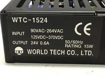 USED WORLD TECH WTC-1524