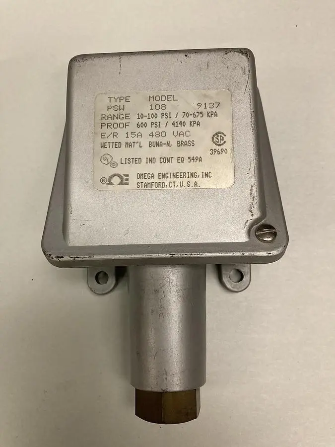 Used OMEGA PSW-108 Pressure Switches Ohio US | Surplus Asset Holdings #1249444